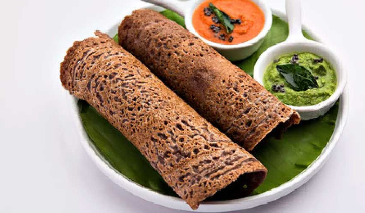 10 Minutes Instant Raagi Dosa
