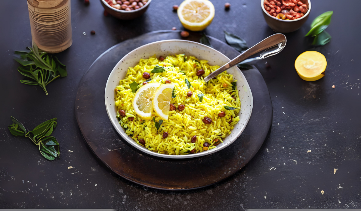 Healthy Lemon Rice