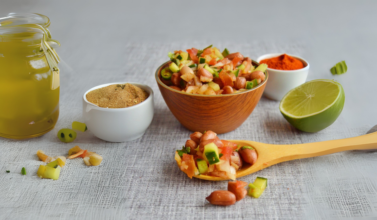 Healthy Boiled Peanut salad