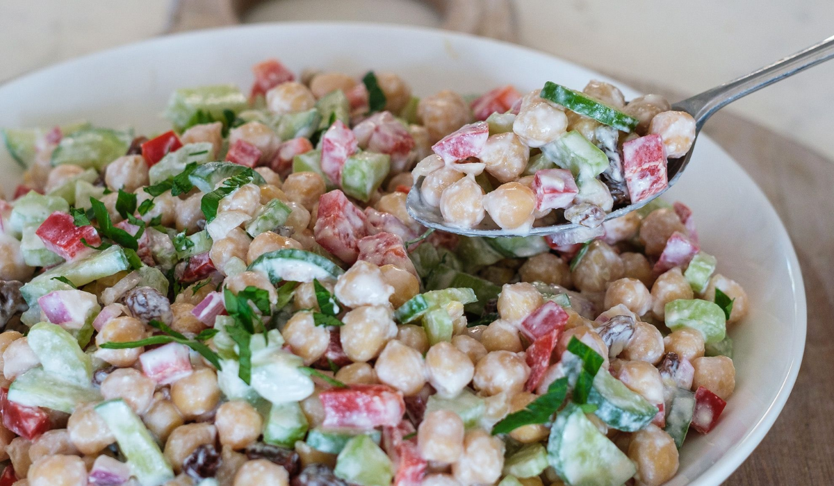 Creamy Chickpea Salad - IntuiWell