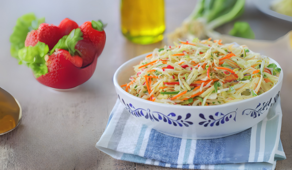 Raw Shredded Cabbage Salad
