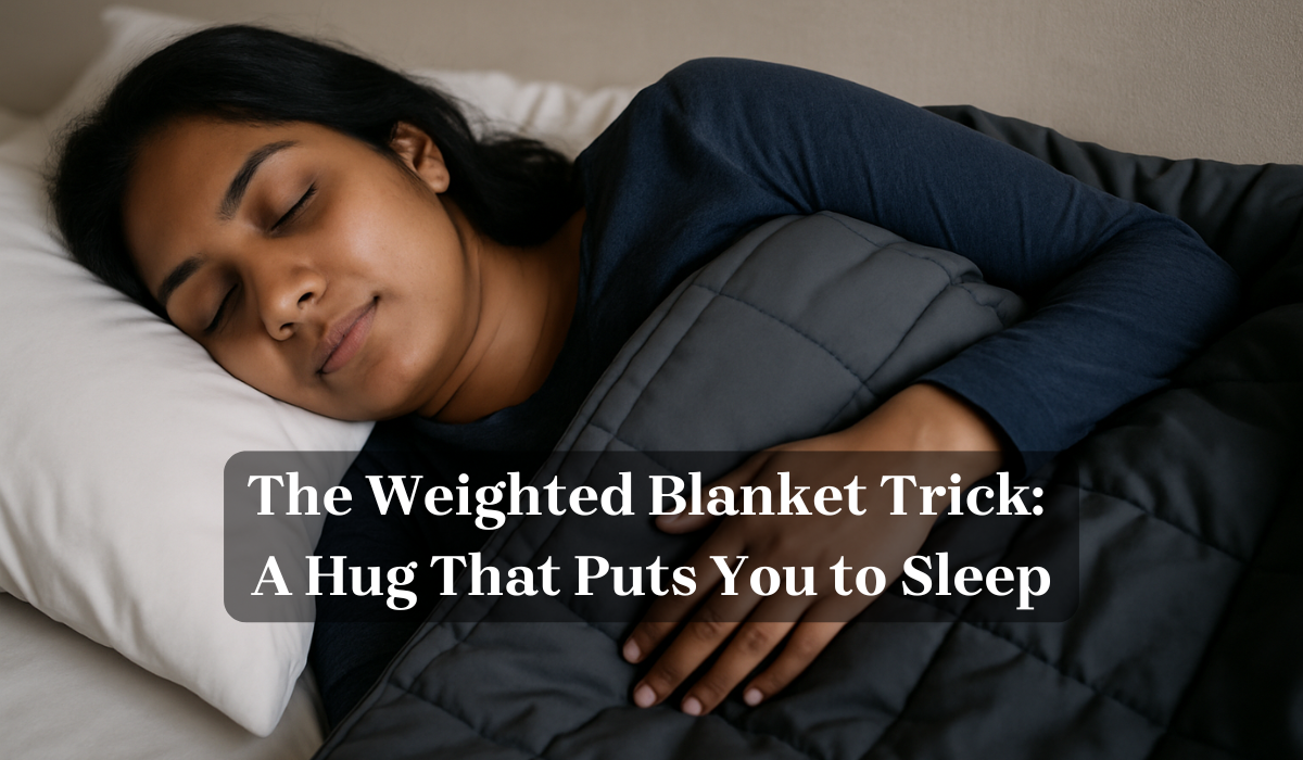 IntuiWell - Better Sleep - The Weighted Blanket Trick