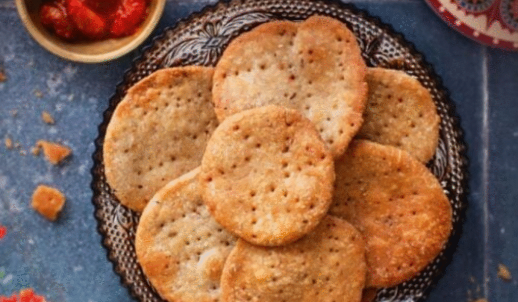 Baked Methi Mathri - IntuiWell