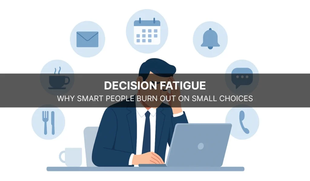 Decision Fatigue: Why Smart People Burn Out on Small Choices The Hidden Drain Behind Your Exhaustion