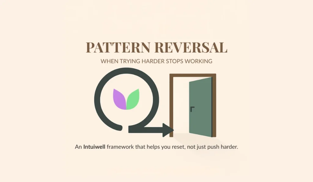 Pattern Reversal: When Trying Harder Stops Working