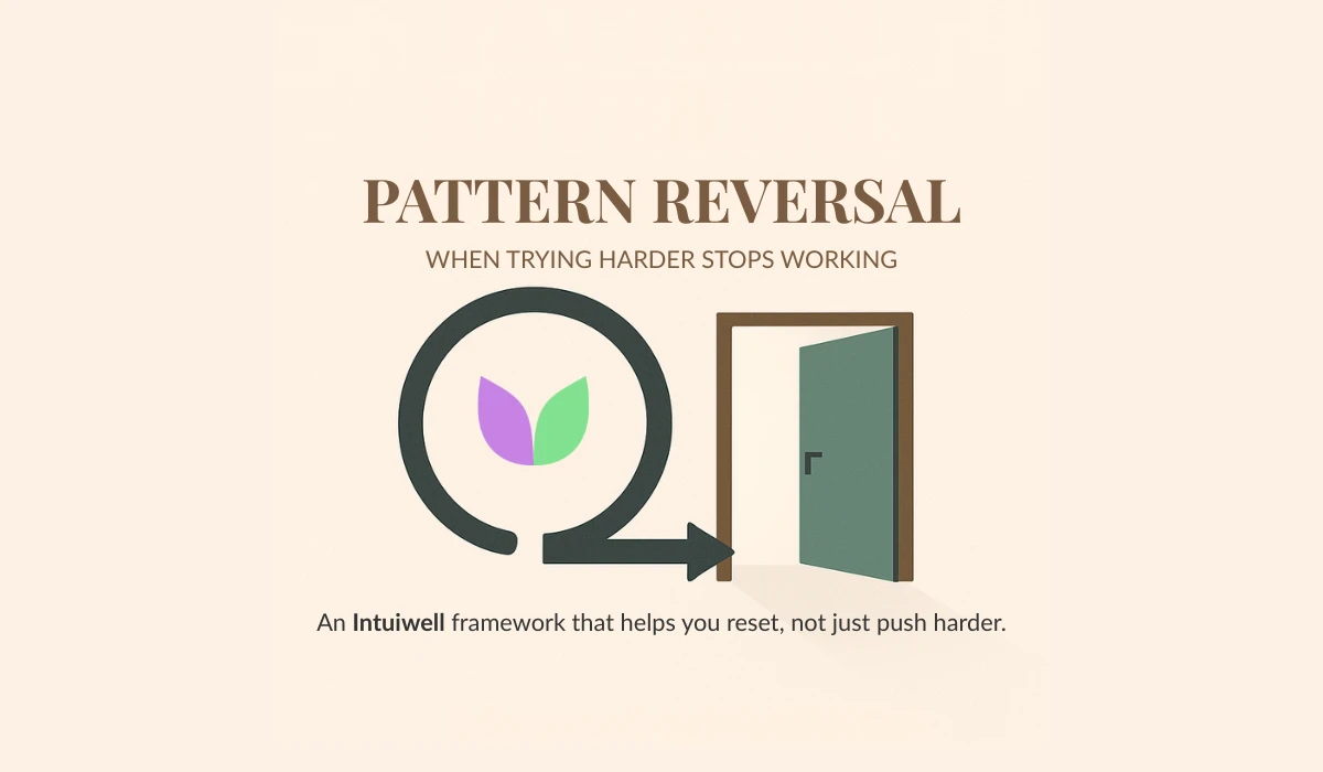 Pattern Reversal: When Trying Harder Stops Working