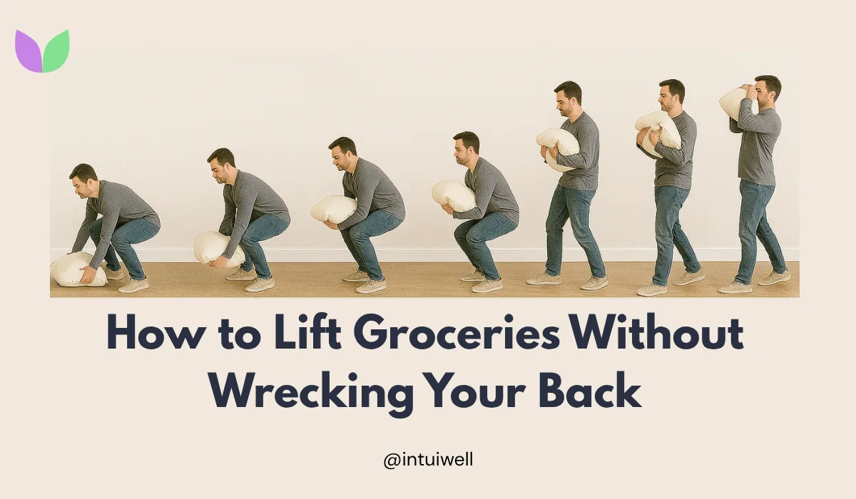 Safe Lifting Techniques for Groceries: Protect Your Back in Everyday Life