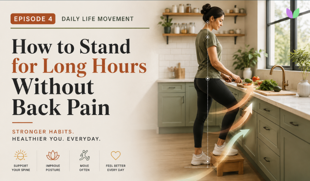 How to Stand for Long Hours Without Back Pain: A Practical Guide for Better Posture and Everyday Comfort